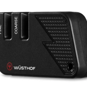 Wusthof Compact Key Chain Knife Sharpener, Black