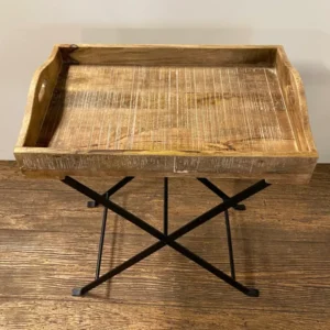 Modern Farmhouse Literal Tray Table By Homeroots | TV Tray Tables | Modishstore