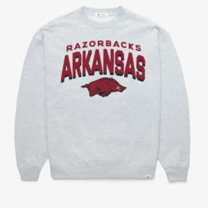 ARKANSAS RAZORBACKS CAMPUS ARCH CLOUD '47 OVERSIZED CREW WOMENS