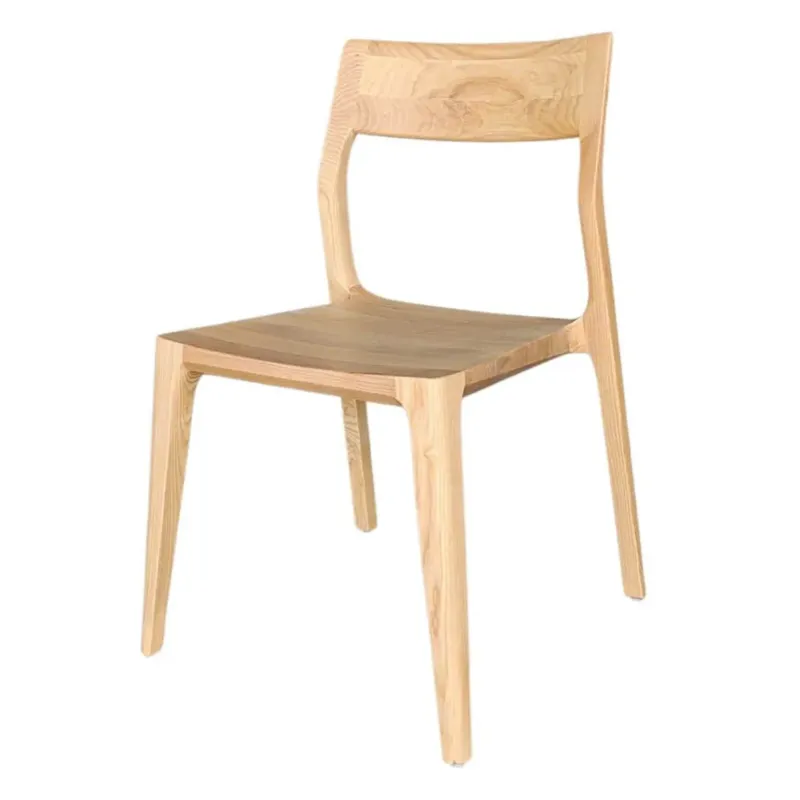 Ash Stackable Dining Chair | Natural