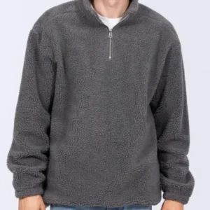 2t Roslin Tall Quarter Zip Fleece (grey)