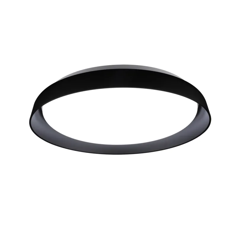 Hampton 17" LED Flush Mount | Black