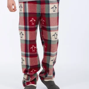 2t Tall Christmas Pyjama Bottoms (penguin check)