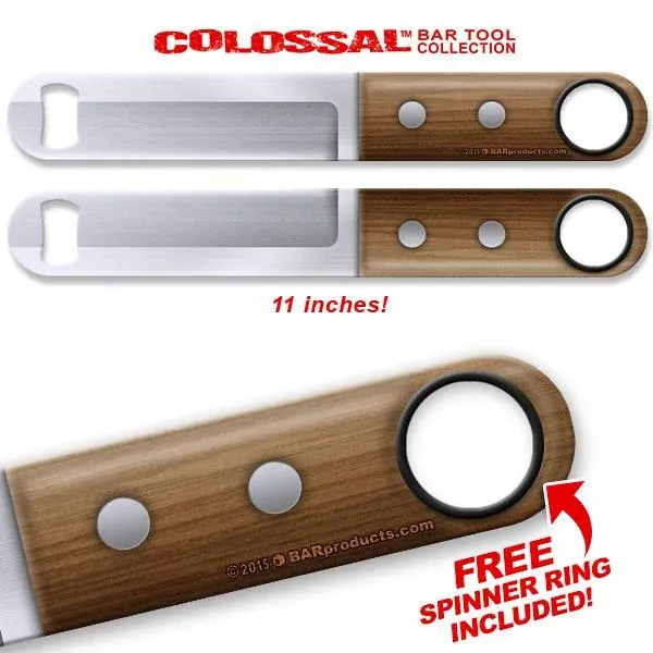 Kolorcoat™ 11" Long COLOSSAL™ Speed Bottle Opener - Bar Blade