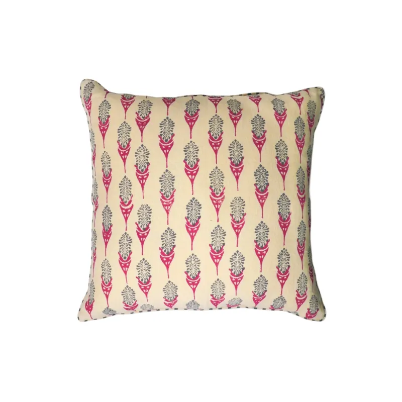 Bahaar Throw Pillow Cover - Peach