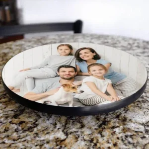 UPLOAD YOUR PHOTO - Personalized Lazy Susan - 3 Size Options